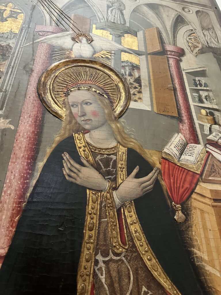 inside of the girona cathedral 