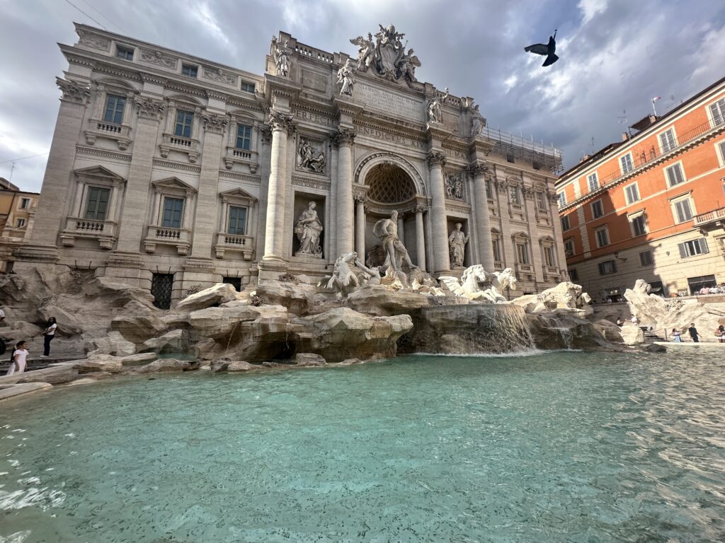 Trevi Fountain is a must do for first time trip to Rome Italy