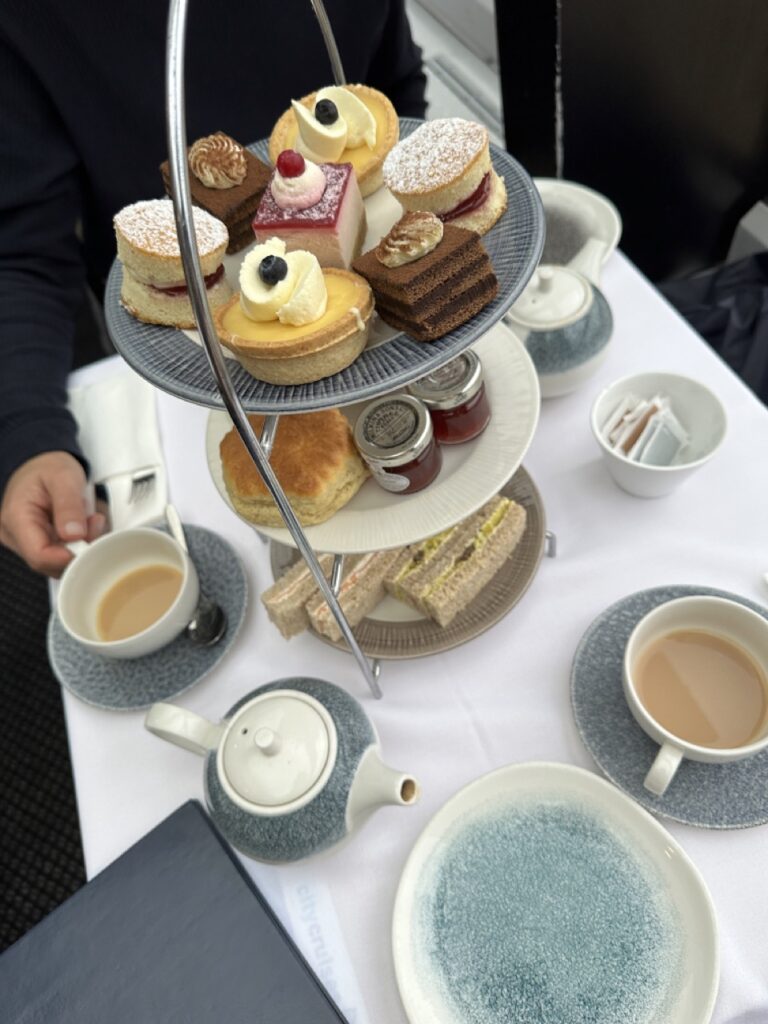 London River Thames Cruise on 3 day itinerary afternoon tea platter