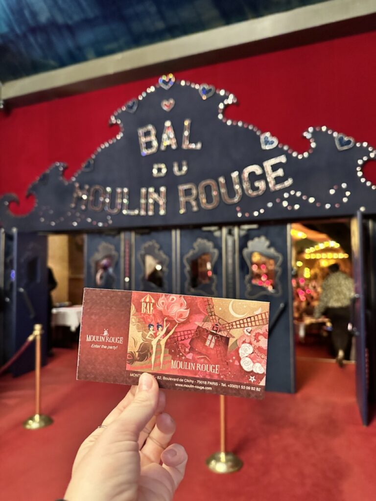 Moulin Rouge entrance ticket 