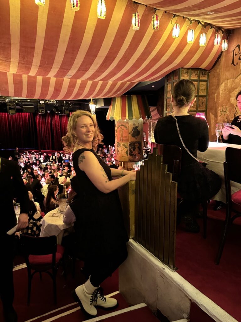 Inside of the Moulin Rouge 