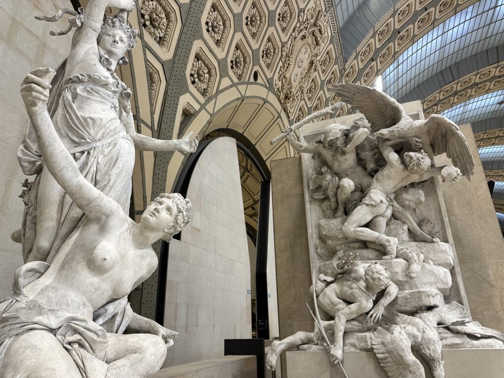 Sculptures in the Musée D'Orsay Paris day 3 on 5 day paris first timer itinerary
