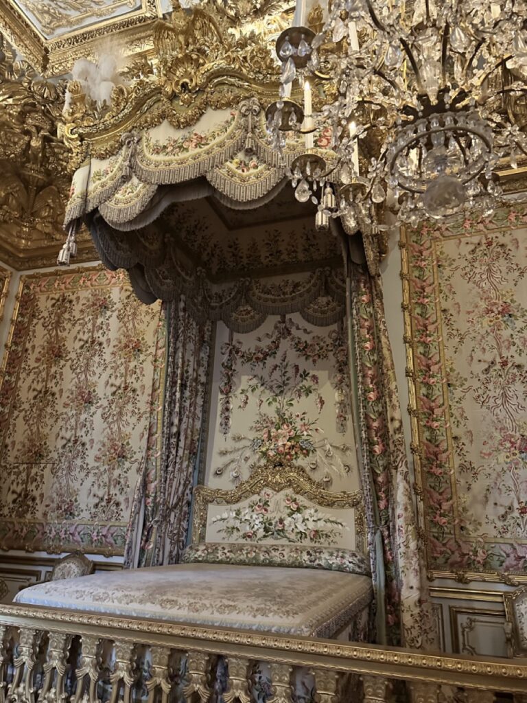 Bed at the Palace of Versailles day trip from paris first timer itinerary must do