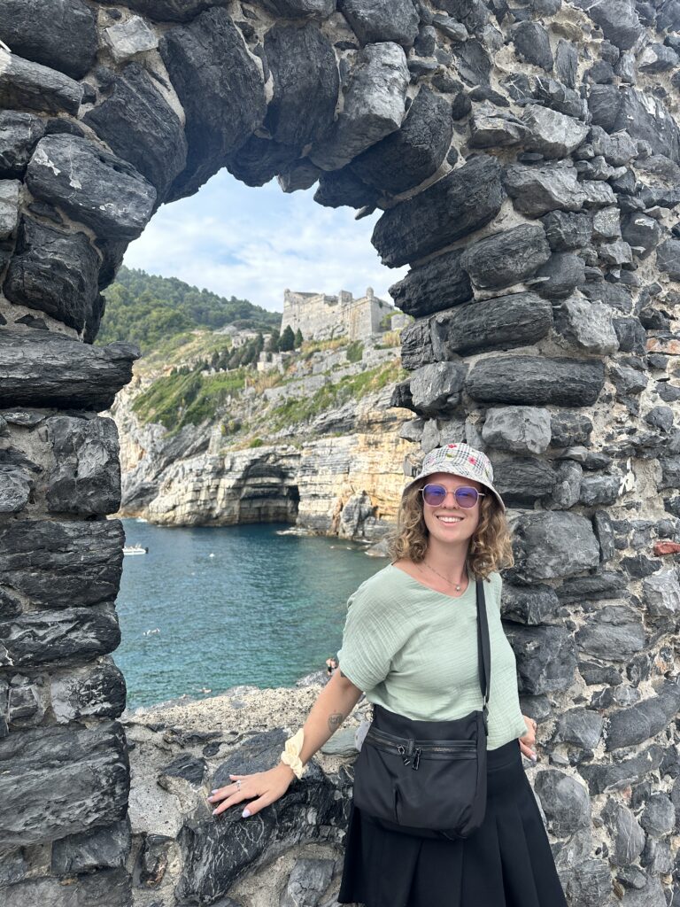 Grotti di Lord Bryon on Porto Venere Italy view point