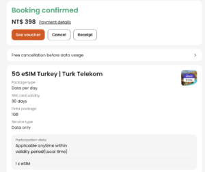 klook turkey esim review voucher from purchase