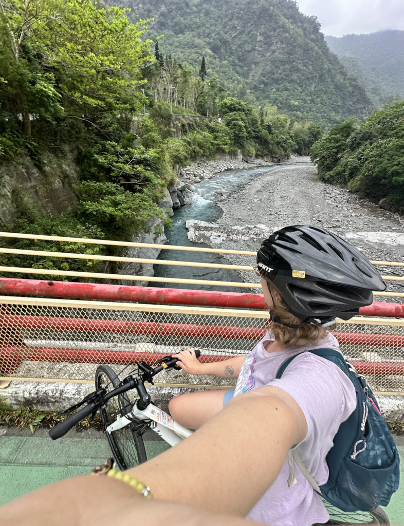 Cycling in Taitung Taiwan at Jhiben Forest favorite outdoor Taitung adventure