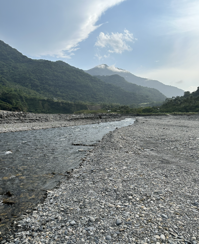 Jinlun mountain view in Taidong Taiwan