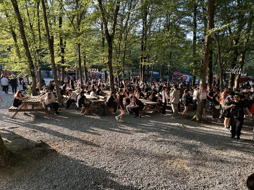 Life Park Istanbul concert venue picnic area with food trucks 