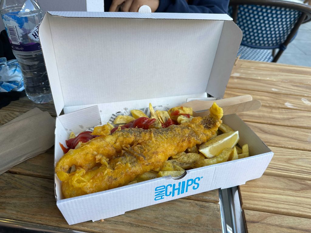fish n chips at lisson grove in london included in the all inclusive gocity london pass