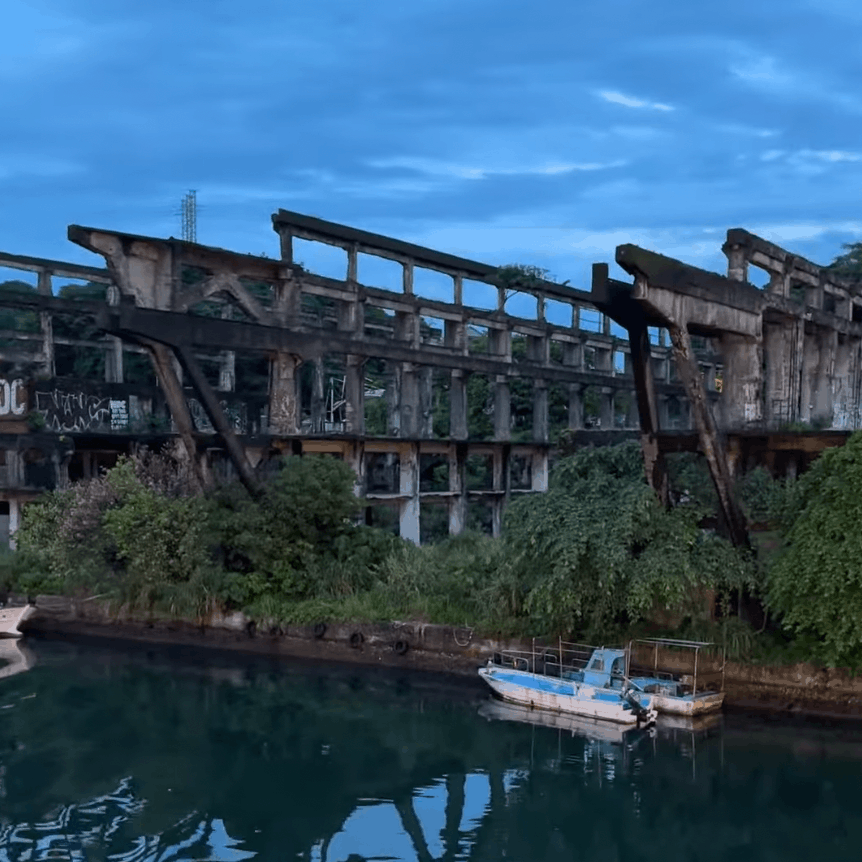 angenna abandoned shipyard in keeling taiwan