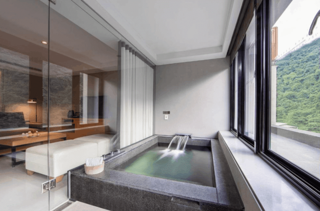 wulai hot spring hotel with natural scenery views for a day trip from taipei taiwan