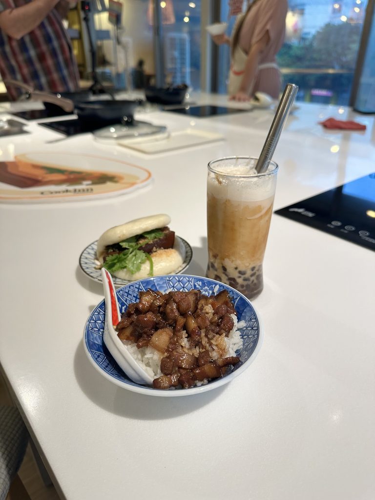 Classic Taiwanese Street foods shown in a display after cooking class one of the most unique things to do in Taipei