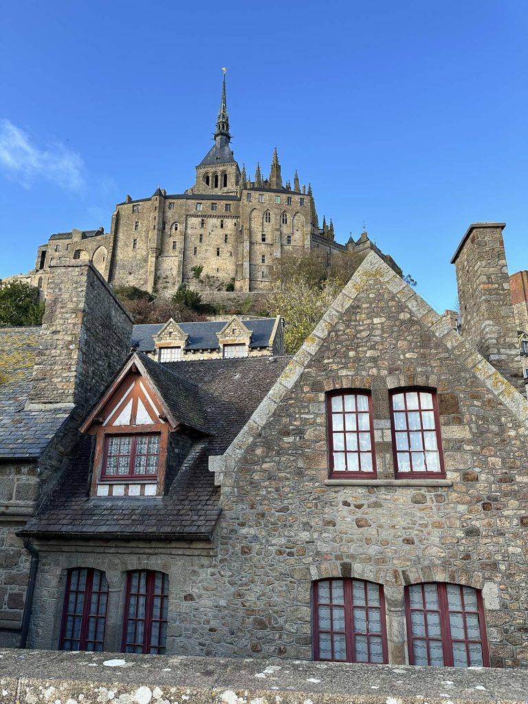 view of Mont Saint-Michel on Group Day Trip from Paris