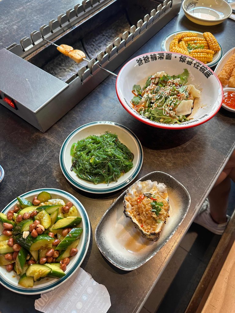 side dishes at belt noodles in London one of the best places to eat in Chinatown