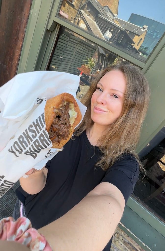 yorkshire burrito in london selfie 