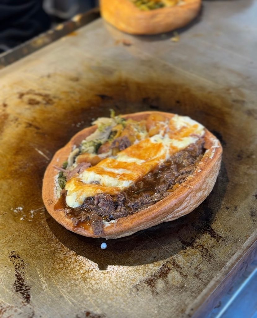 yorkshire burrito in camdem market being prepared beef style one of the best places to eat street food in london