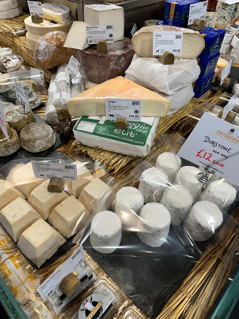 cheeses on london cheese tour and pax and whitley