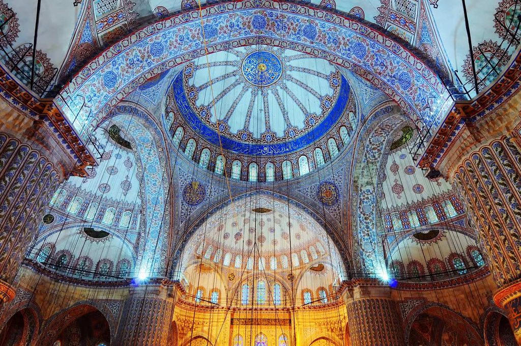 the interior of the blue mosque in instanbul top things to do in istanbul 